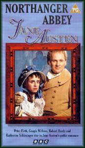 Northanger Abbey 1986 Video-Cover